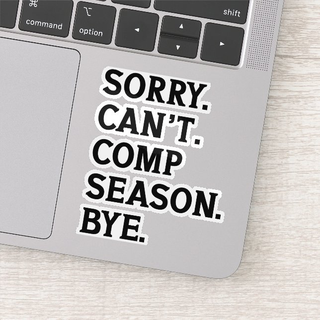 Adesivo Desculpe Não Consigo Comp Season Tchau Anime Dança (Detalhe)