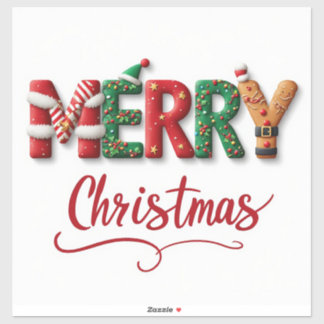 Adesivo 🎄 Desejos de Férias Aconchegantes Natal Feliz ❄️