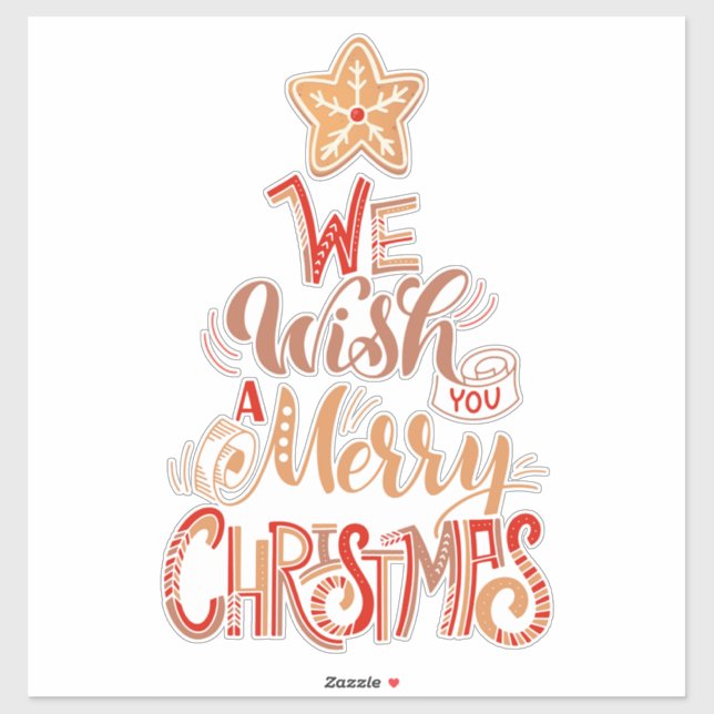 Adesivo Desejos de Natal (Folha)