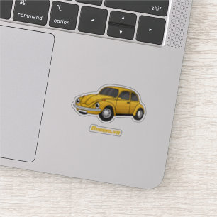 Adesivo Desenho animado de carro clássico