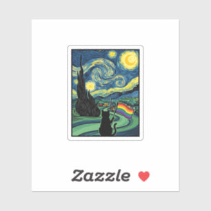 Adesivo Desenho de Camisa Vetorial de Paisagem Noturna de