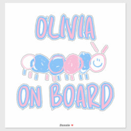 Adesivo Desenho de Dodle De Crianças Personalizadas E Boni