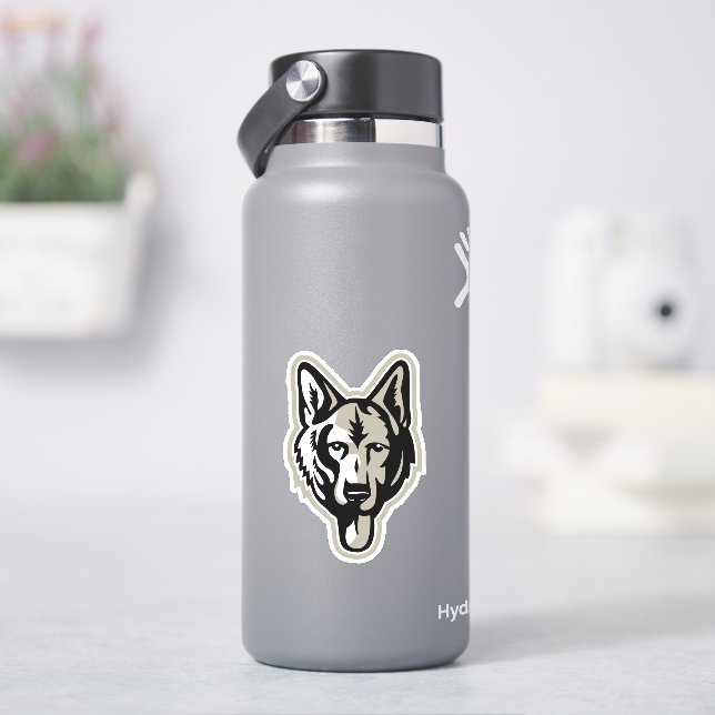 Adesivo Desenho do german shepherd (HidroFlask)