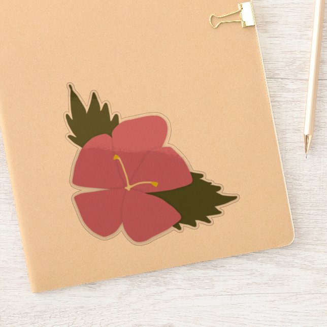 Adesivo Desenho floral (Notebook)