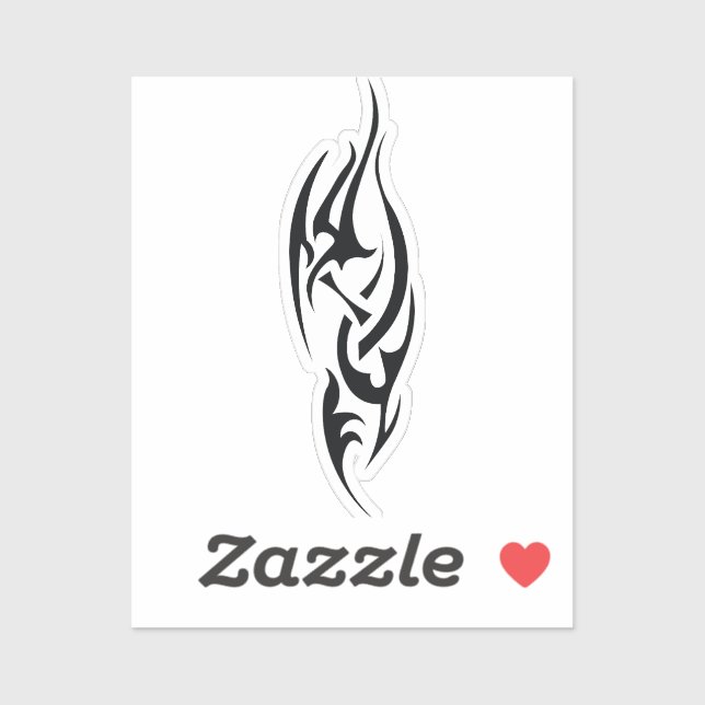 Adesivo Desenho Inspirado em Arte de Tatuagem Tradicional (Folha)