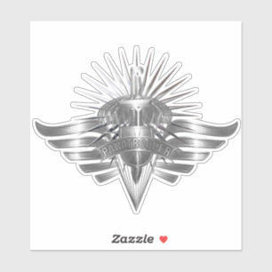 Adesivo Design comemorativa de Elite Paratrooper