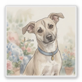 Adesivo Design Convidativo para Amantes de Animais de Esti