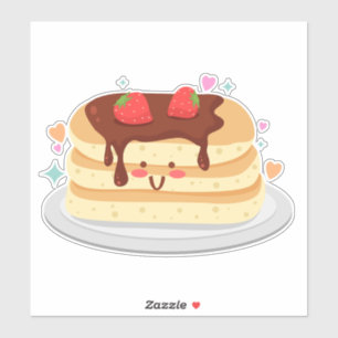 Adesivo Design de Cute do Viciado em Pancake Lover