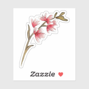 Adesivo Design de Estilo de Flor abstrato