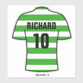 Adesivo Design de futebol no Vedante Verde