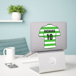 Adesivo Design de futebol no Vedante Verde