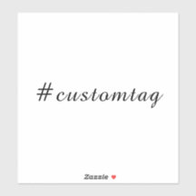 Design de Hashtag Minimalista Moderna