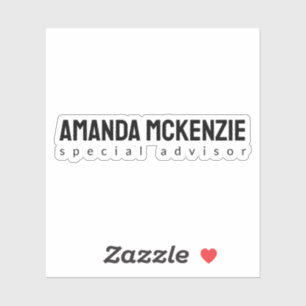 Adesivo Design de minimalista criativo único de tendência