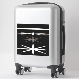ADESIVO DESIGN DE MODERNO BRANCO E PRETO