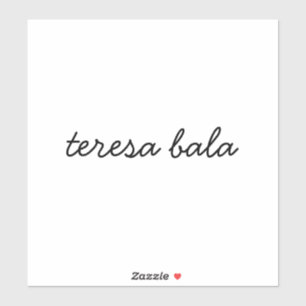 Adesivo Design de Monograma Elegante com Letra Moderna