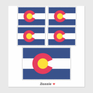 Adesivo Design de Sinalizador do Estado do Colorado