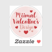Design de Tipografia de Amor Mínimo para o Dia dos