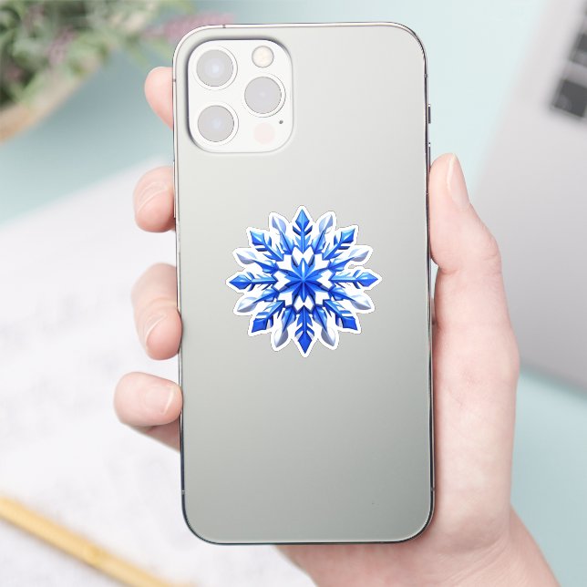 Adesivo Design Detalhado do Snowflake (Telefone)