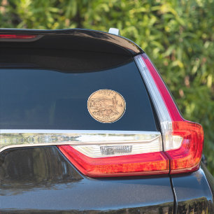 Adesivo Design do carro com do Estado da Arizona inclinad