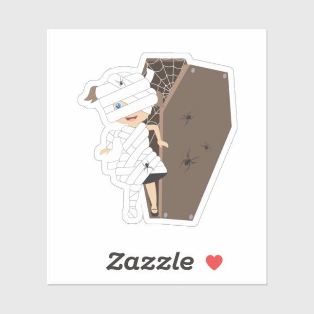 Adesivo Design do Dia das Bruxas da Mãe Bonita (Folha)