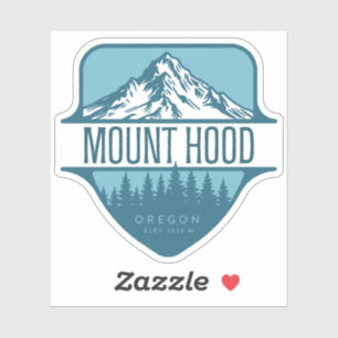 Adesivo Design do Monte Hood Oregon Mountain