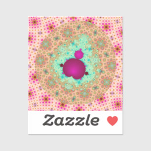 Adesivo Design Fratural do Conjunto de Mandelbrot Detectad