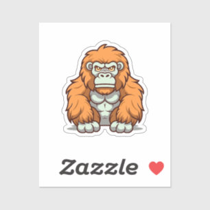 Adesivo Design Gráfico no Estilo Kawaii em Tons Alegres