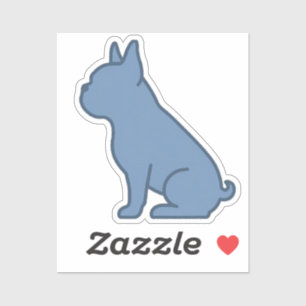 Adesivo Design Minimalista de Bulldog Francês