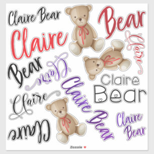 Adesivo Design personalizado para uma garota doce chamada