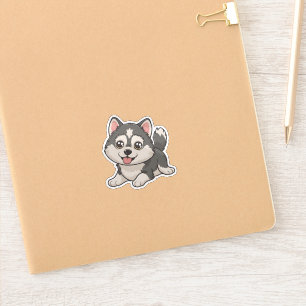 Adesivo Design Pup Rouco Adorável do Rouco Kawaii Cute