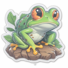 Adesivo Designs com tema de Sapo mágico Sticker