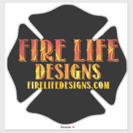 Adesivo DESIGNS FIRE LIFE - logótipo 1