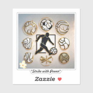 Adesivo "Designs inspirados em futebol"