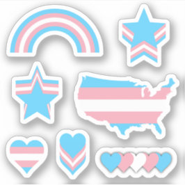 Adesivo Designs Trans Pride I