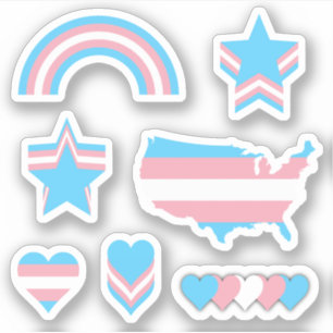 Adesivo Designs Trans Pride I