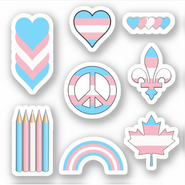 Adesivo Designs Trans Pride II (Frente)