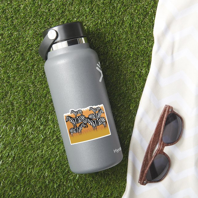 Adesivo Deslumbramento de Zebras (HydroFlask Insitu)