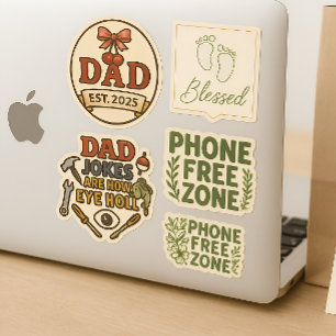 Adesivo Desplugue e conecte o Digital Detox Nature Sticker