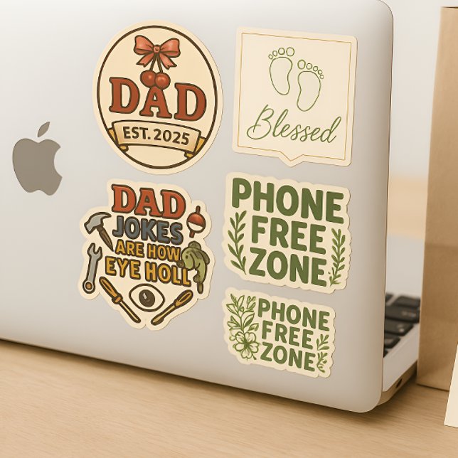 Adesivo Desplugue e conecte o Digital Detox Nature Sticker (Criador carregado)