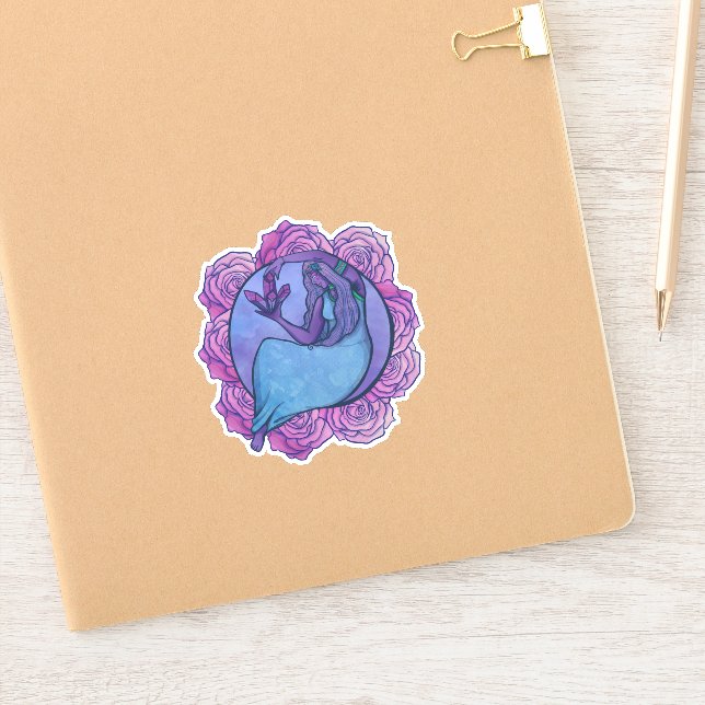Adesivo Deusa Cristal (Notebook)