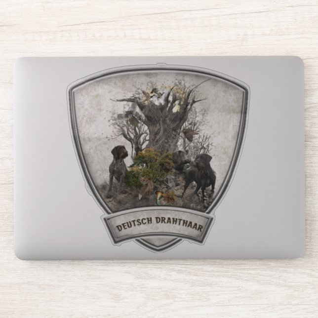 Adesivo Deutsch Drahthaar Sticker (Computador)