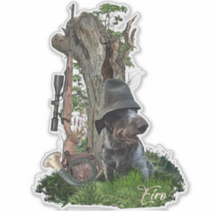 Adesivo Deutsch Drahthaar Sticker