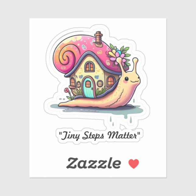 Adesivo "Devagar, Sorria" (Folha)