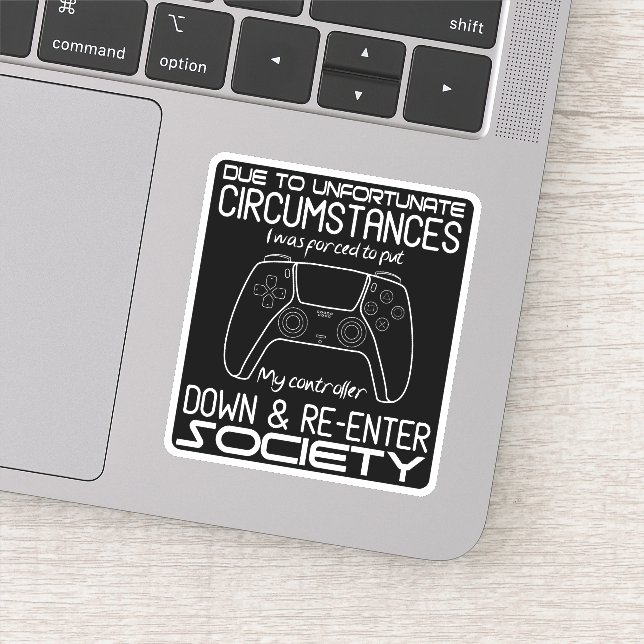 Adesivo Devido A Circunstâncias Infelizes, Jogos Legal (Detalhe)