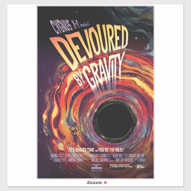 Adesivo Devolvido Por Gravidade Halloween Hole Black Horro (Folha)