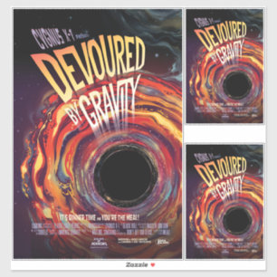 Adesivo Devolvido Por Gravidade Halloween Hole Black Horro