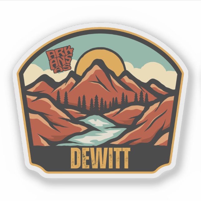 Adesivo DeWitt, Arkansas  (Frente)