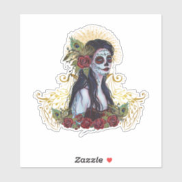 Adesivo Dia da arte do pavão morto por Renee Lavoie