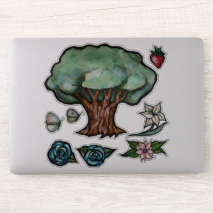 Adesivo Dia da Terra Plante uma natureza de árvore