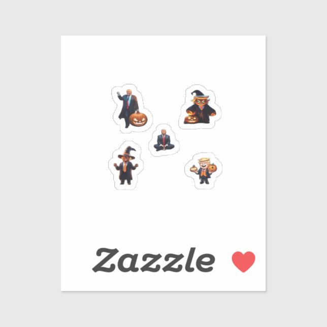 Adesivo Dia das Bruxas - Clássico da Trumpkin (Folha)